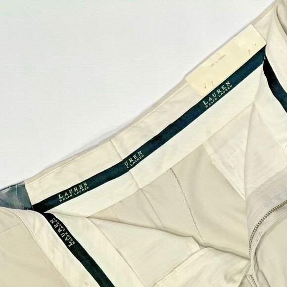 NWT Lauren Ralph Lauren Wrinkle Resistant Flat Front Chino Pants Men's 40x32 - Picture 4 of 6